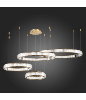 SL1622.303.04 Люстра подвесная ST-Luce Латунь/Прозрачный LED 1*190W 4000K TIVOLI-foto4