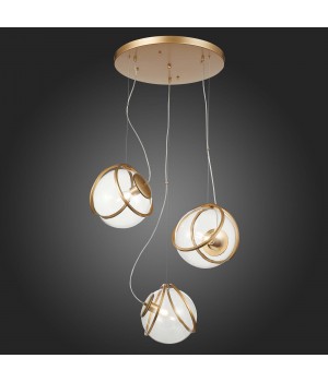 SL1181.313.03 Светильник подвесной ST-Luce Латунь/Латунь, Прозрачный E27 3*40W Acerra-foto5