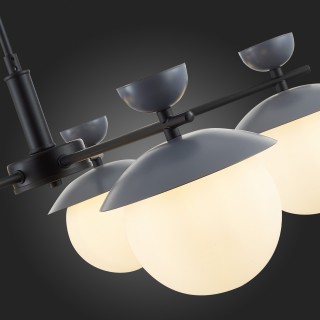 SLE220202-05 Светильник потолочный Черный, Серый/Белый G9 5*5W GENOVA-foto9