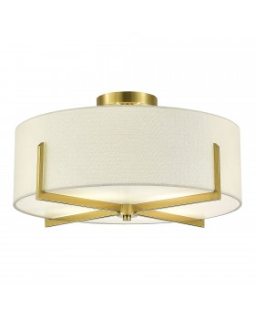 SLE3010-302-04 Светильник потолочный Латунь/Белый E27 4*60W LINTON-foto2