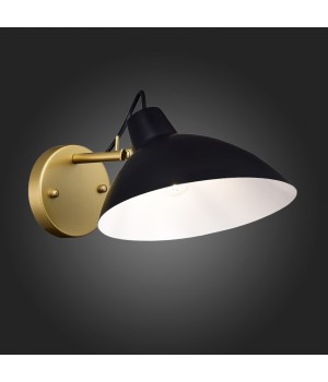 SL1803.201.01 Бра ST-Luce Золотистый, Черный/Черный E27 1*60W JARRO-foto4