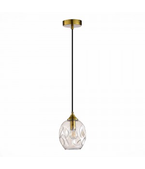 SL1188.303.01 Подвес ST-Luce Латунь/Коньячный E14 1*40W IDESIA-foto2