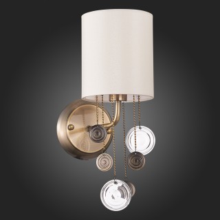 SLE107931-01 Бра Бронза/Бежевый E14 1*40W SEVILLA-foto6