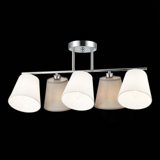 SLE300402-05 Люстра потолочная хром/белый, серый E14 5*40W PRATO-foto4