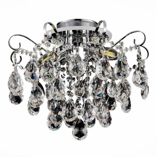 SLE160002-04 Светильник потолочный Хром/Прозрачный E14, LED 4+1*40/5(подсветка)W LITERO-foto12