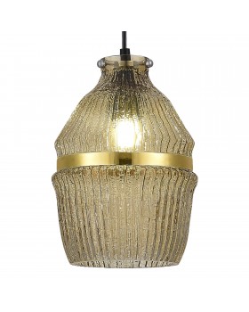 SL1661.403.01 Светильник подвесной ST-Luce Черный/Янтарный E27 1*40W COCOON-foto3