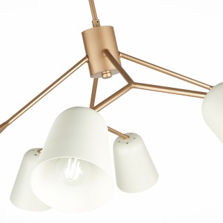 SLE155902-08 Люстра потолочная Золотистый/Белый E14 8*40W MARIO-foto16