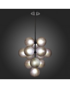 SL1184.403.13 Люстра подвесная ST-Luce Черный/Дымчатый G9 13*5W TODO-foto5