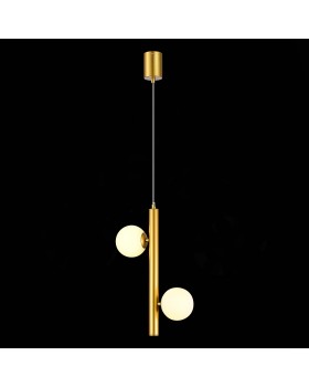 SL1185.203.02 Подвес ST-Luce Золотистый/Белый G9 2*5W ASOLO-foto4