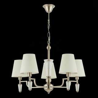 SLE105503-05 Люстра подвесная Никель/Белый E14 5*40W REIMO-foto8