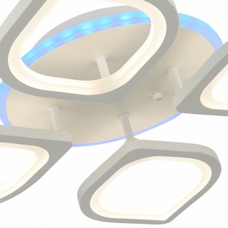 SLE501052-04RGB Светильник потолочный Белый/Белый LED 1*80W RGB 7W 3000-6000K RITA-foto5