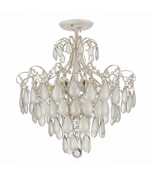 SLE160302-06 Светильник потолочный Золотистый/Белый матовый E14 6*60W MAGONZA-foto2