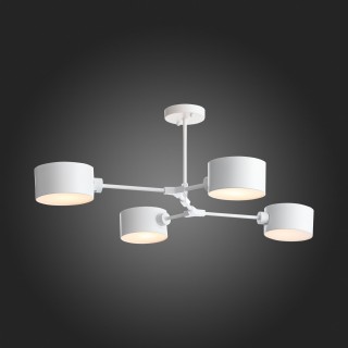 SLE183502-04 Люстра потолочная Белый/Белый E14 4*60W GIMENTO-foto5