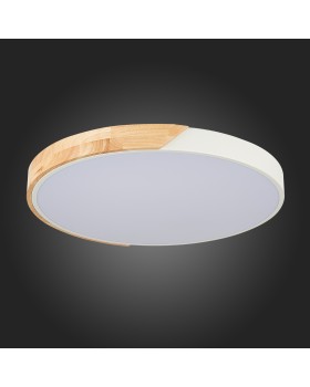 SLE200952-01 Светильник потолочный Белый, Светлое дерево/Белый LED 1*45W 3000K/4000K/6000K FESTA-foto12