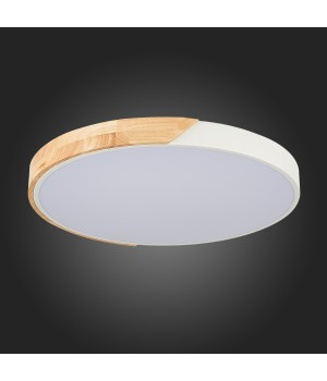SLE200952-01 Светильник потолочный Белый, Светлое дерево/Белый LED 1*45W 3000K/4000K/6000K FESTA-foto12