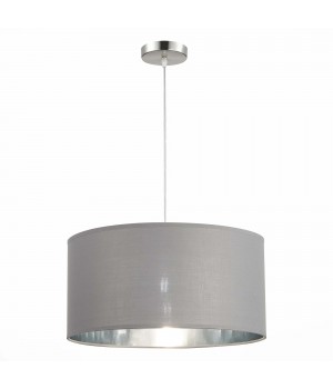 SLE300513-01 Светильник подвесной Никель/Серый, Серебристый E27 1*40W BRESCIA-foto3
