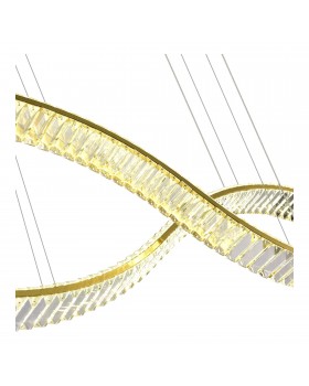 SL6206.303.50 Светильник подвесной ST-Luce Латунь/Прозрачный LED 1*50W 3000K ACENO-foto3