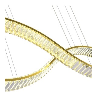 SL6206.303.50 Светильник подвесной ST-Luce Латунь/Прозрачный LED 1*50W 3000K ACENO-foto3