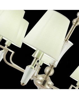 SLE105503-07 Люстра подвесная Никель/Белый E14 7*40W REIMO-foto6