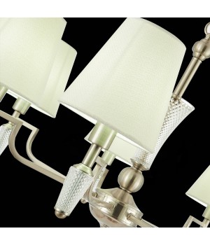 SLE105503-07 Люстра подвесная Никель/Белый E14 7*40W REIMO-foto6