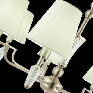 SLE105503-07 Люстра подвесная Никель/Белый E14 7*40W REIMO-foto6