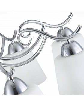 SLE103902-08 Люстра потолочная Хром/Белый E27 8*60W LIADA-foto10