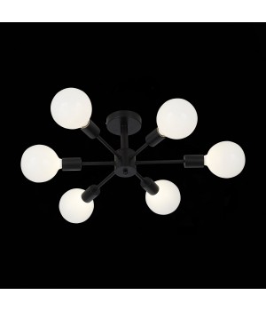 SL419.402.06 Люстра потолочная Черный E27 6*60W ANO-foto18