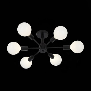 SL419.402.06 Люстра потолочная Черный E27 6*60W ANO-foto18