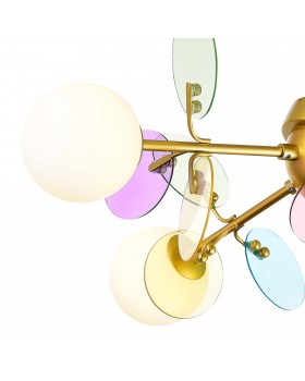 SLE2502-202-04 Люстра потолочная Золотистый/Разноцветный G9 4*5W VOLA-foto3