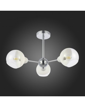 SLE102702-03 Люстра потолочная Хром/Прозрачный, Матовый никель E14 3*40W GIORTE-foto8