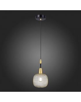 SLE1137-403-01 Подвес Черный, Золотистый/Желтый E14 1*60W ELITIS-foto5