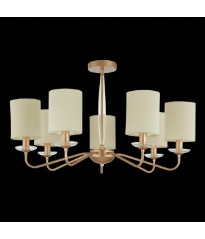 SLE108002-07 Люстра потолочная Золотистый/Бежевый E14 7*40W RITA-foto8