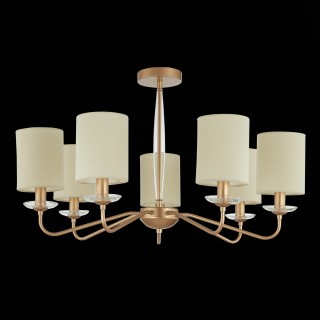 SLE108002-07 Люстра потолочная Золотистый/Бежевый E14 7*40W RITA-foto8