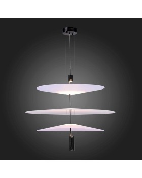 SL6101.413.01 Люстра подвесная ST-Luce Черный/Белый LED 1*15W 3000K Isola-foto6