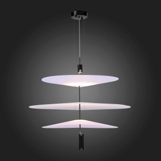 SL6101.413.01 Люстра подвесная ST-Luce Черный/Белый LED 1*15W 3000K Isola-foto6