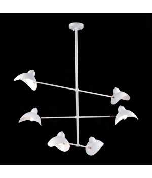 SL1801.503.06 Люстра подвесная ST-Luce Белый/Белый E14 6*60W MINNE-foto4