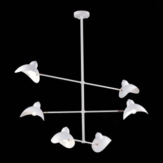 SL1801.503.06 Люстра подвесная ST-Luce Белый/Белый E14 6*60W MINNE-foto4