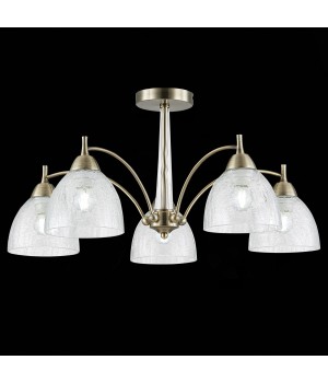 SLE104402-05 Люстра потолочная Бронза/Прозрачный E27 5*60W NUELE-foto4