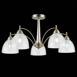 SLE104402-05 Люстра потолочная Бронза/Прозрачный E27 5*60W NUELE-foto4