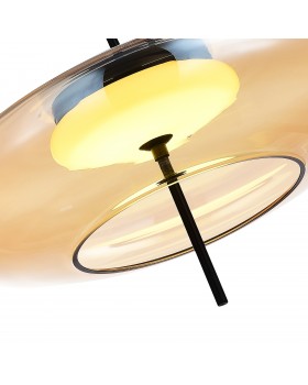 SL6500.413.01 Подвес ST-Luce Черный/Янтарный LED 1*15W 3000K HELIA-foto3