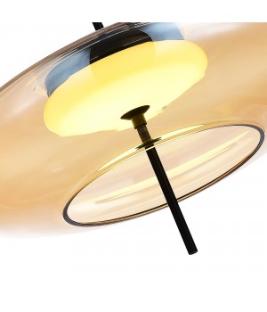 SL6500.413.01 Подвес ST-Luce Черный/Янтарный LED 1*15W 3000K HELIA-foto3