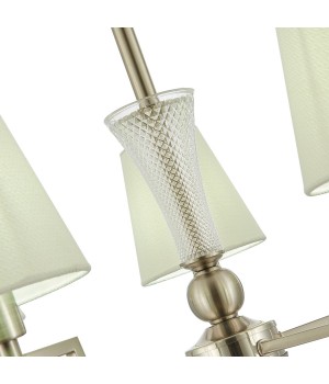 SLE105503-05 Люстра подвесная Никель/Белый E14 5*40W REIMO-foto11