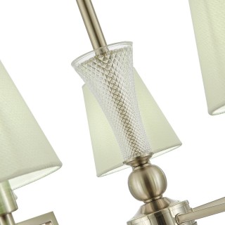 SLE105503-05 Люстра подвесная Никель/Белый E14 5*40W REIMO-foto11