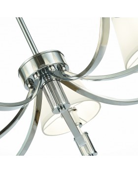 SLE111303-07 Люстра подвесная Хром/Белый E14 7*40W MONZA-foto3