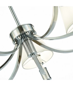 SLE111303-07 Люстра подвесная Хром/Белый E14 7*40W MONZA-foto3