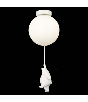 SLE115422-01 Светильник потолочный Белый/Белый E27 1*60W MODENA-foto4