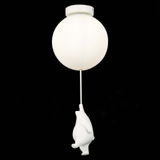 SLE115422-01 Светильник потолочный Белый/Белый E27 1*60W MODENA-foto4