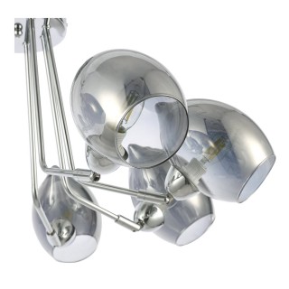 SLE102402-08 Люстра потолочная Хром/Дымчатый E14 8*40W RINNO-foto3