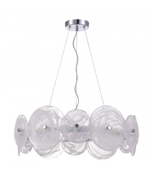 SL1658.103.12 Люстра подвесная ST-Luce Хром/Прозрачно-Белый G9 12*5W 4000K ELSA-foto2