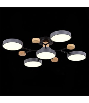 SLE6006-702-05 Светильник потолочный Серый/Серый LED 5*12W 3000K/4500K/6000K FAEMA-foto6